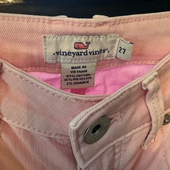 Vineyard Vines Coral SkinnyJeans size 27 - Picture 1 of 4